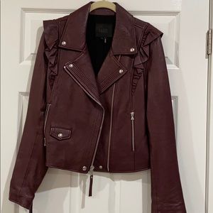 Paige Moro leather jacket